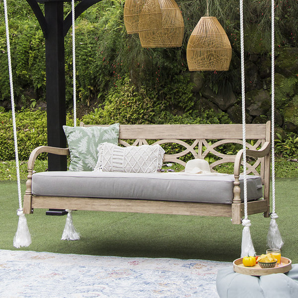 Patio swing daybed store with netting